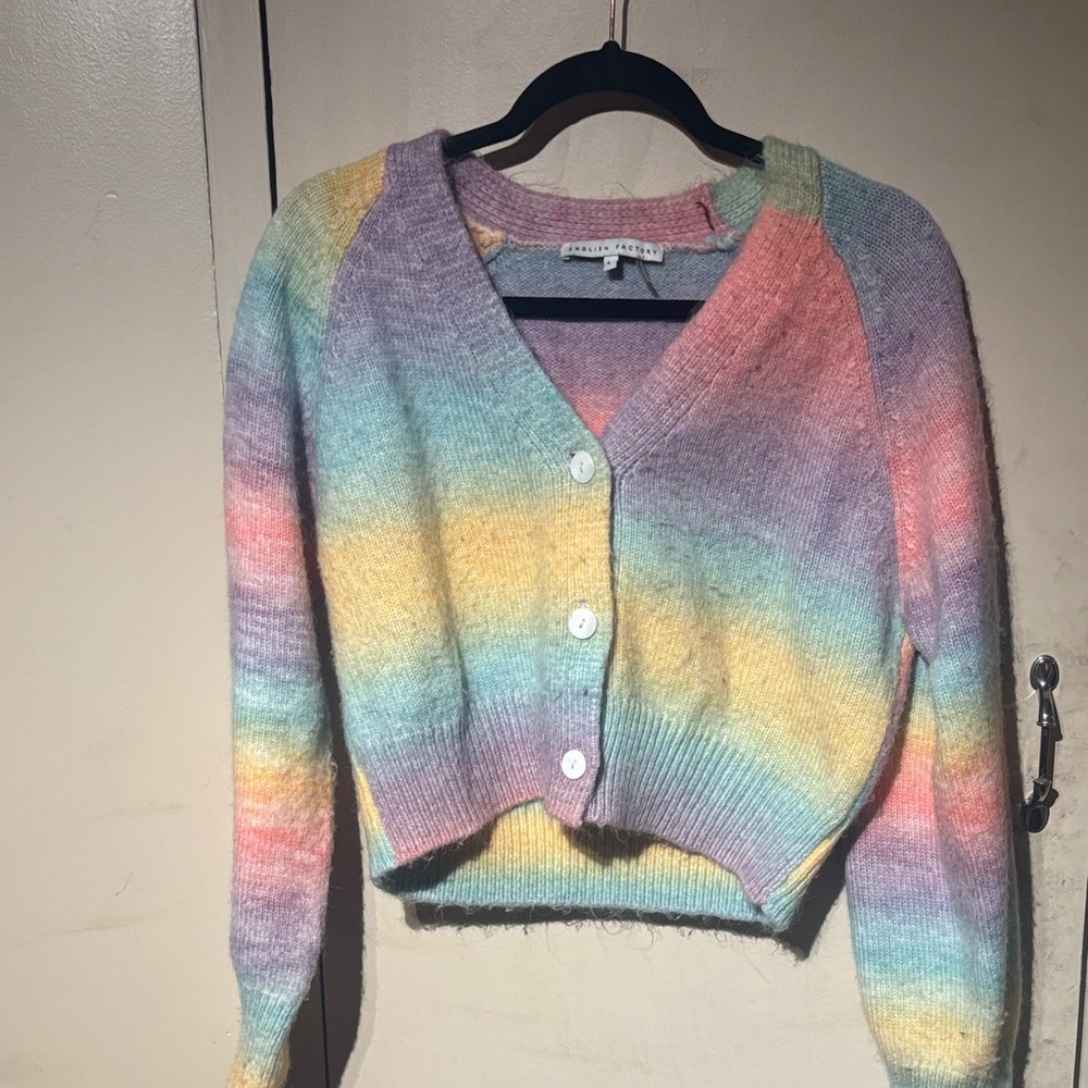 English Factory Multicolor Striped Cardigan